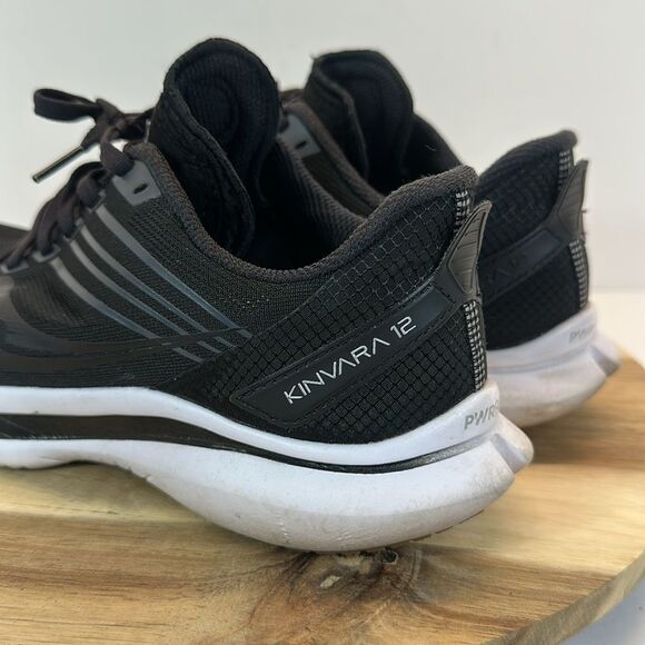 SAUCONY Kinvara 12 Running Shoes Sneakers Black Grey Women's 9.5 - Picture 7 of 11